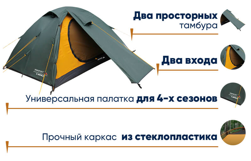Палатка Terra Incognita Platou 3 в lodka5.com.ua
