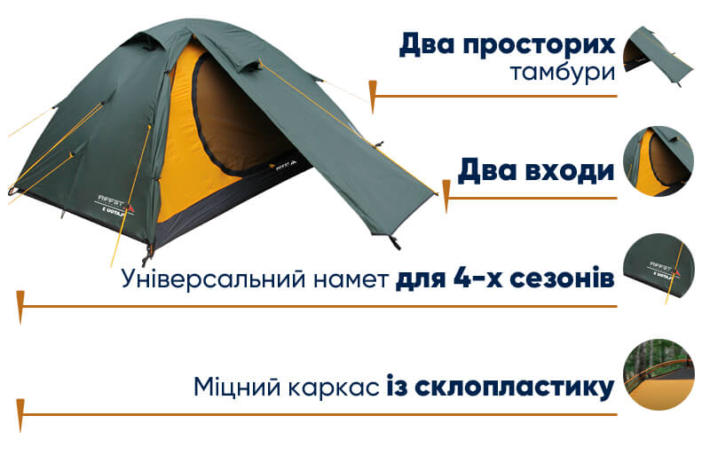 Намет Terra Incognita Platou 3 в lodka5.com.ua