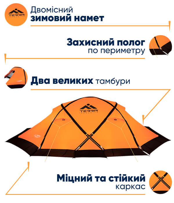 Намет Terra Incognita TopRock 2 Alu в lodka5.com.ua