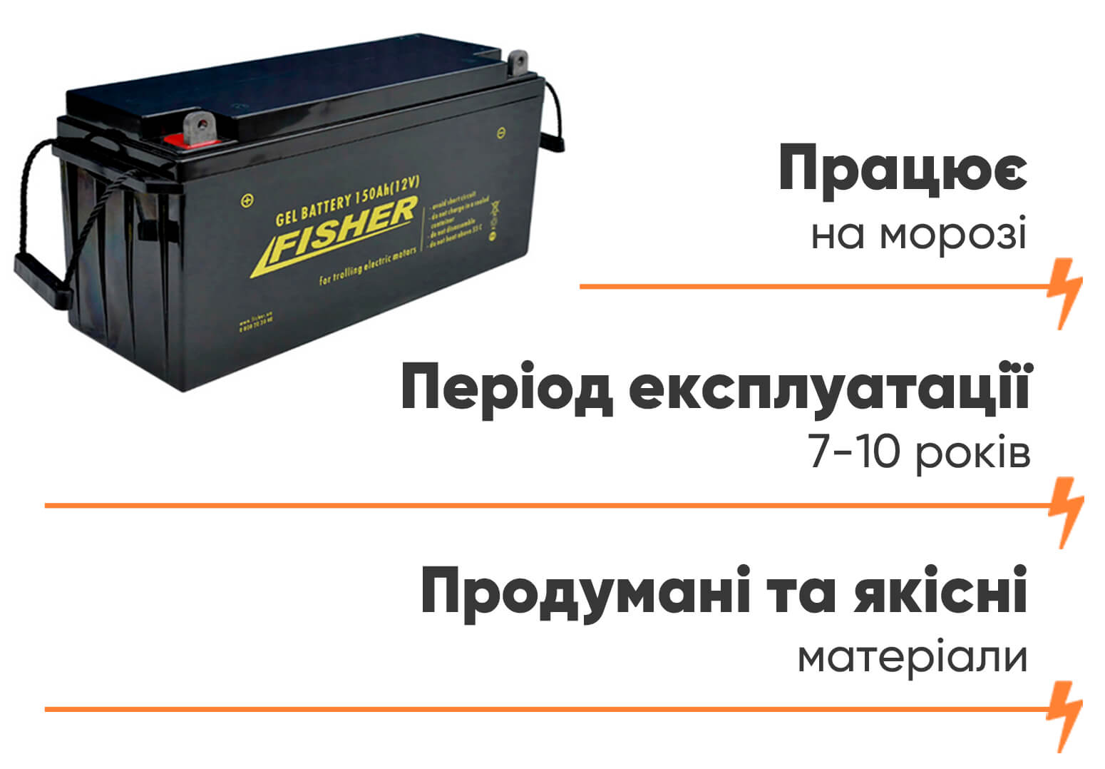 Комплект: електромотор Haswing Osapian 55 + акумулятор Fisher Gel 150 Ah в lodka5.com.ua