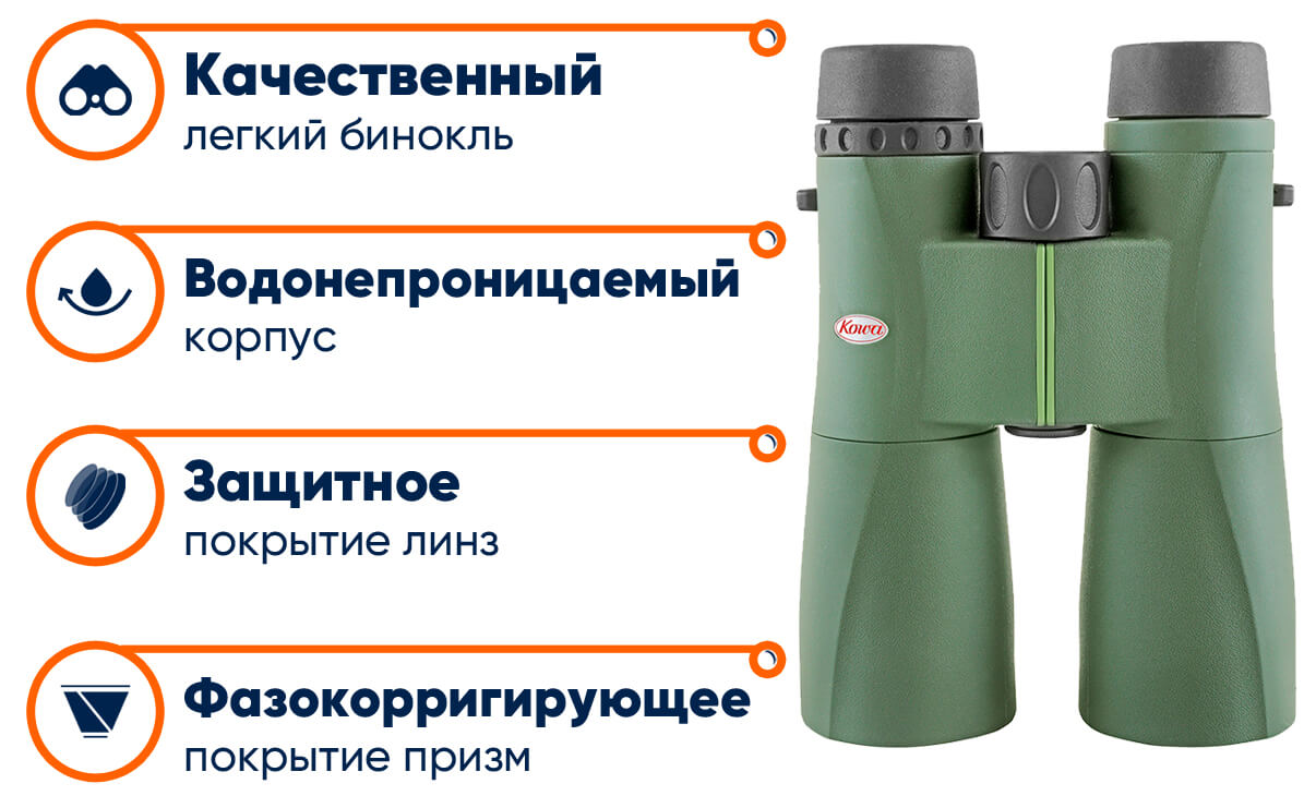 Бинокль Kowa SV II 12x50 WP в lodka5.com.ua
