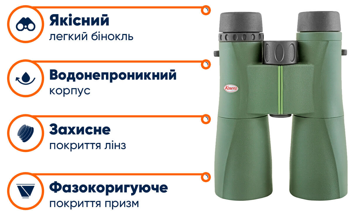 Бінокль Kowa SV II 12x50 WP в lodka5.com.ua