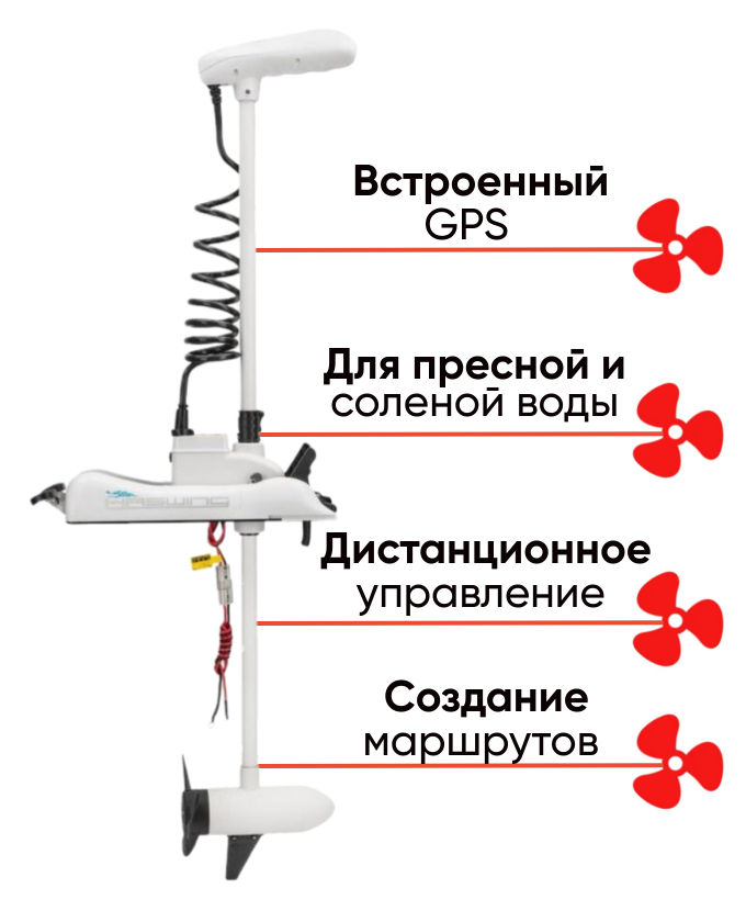 Haswing Cayman B 55 GPS  потужний електромотор, фото Lodka5