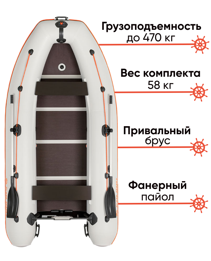 Kolibri KM-330DSL с фанерным пайолом 