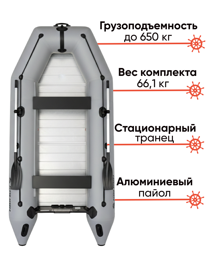 Kolibri KM-360D Profy с алюминиевым пайолом 