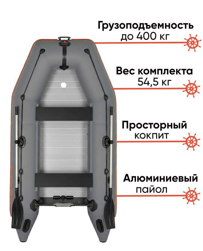 Kolibri KM-300D Profy с алюминиевым пайолом 