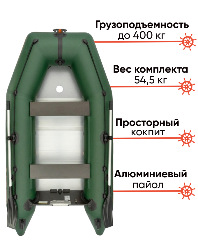 Kolibri KM-300D Profy с алюминиевым пайолом 
