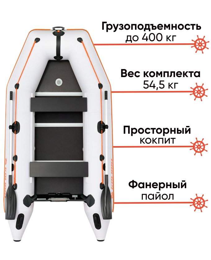 Kolibri KM-300D Profy с фанерным пайолом 