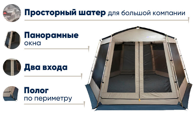 Палатка Terra Incognita Picnic в lodka5.com.ua