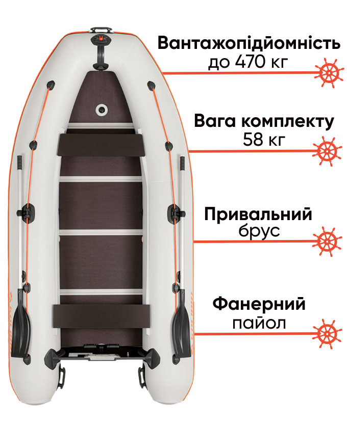 Kolibri KM-330DSL з фанерним пайолом 