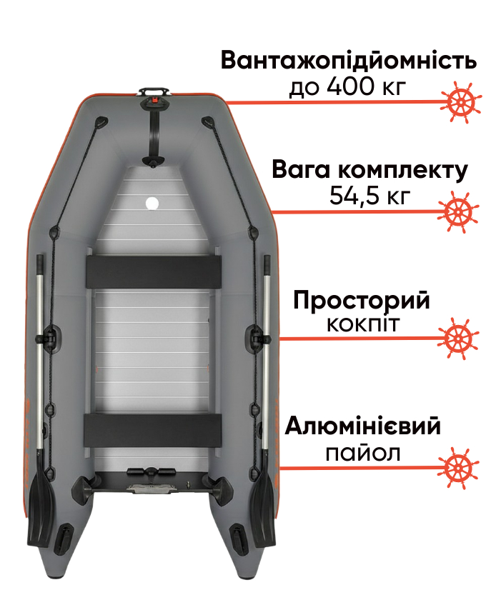 Kolibri KM-300D Profy з алюмінієвим пайолом 