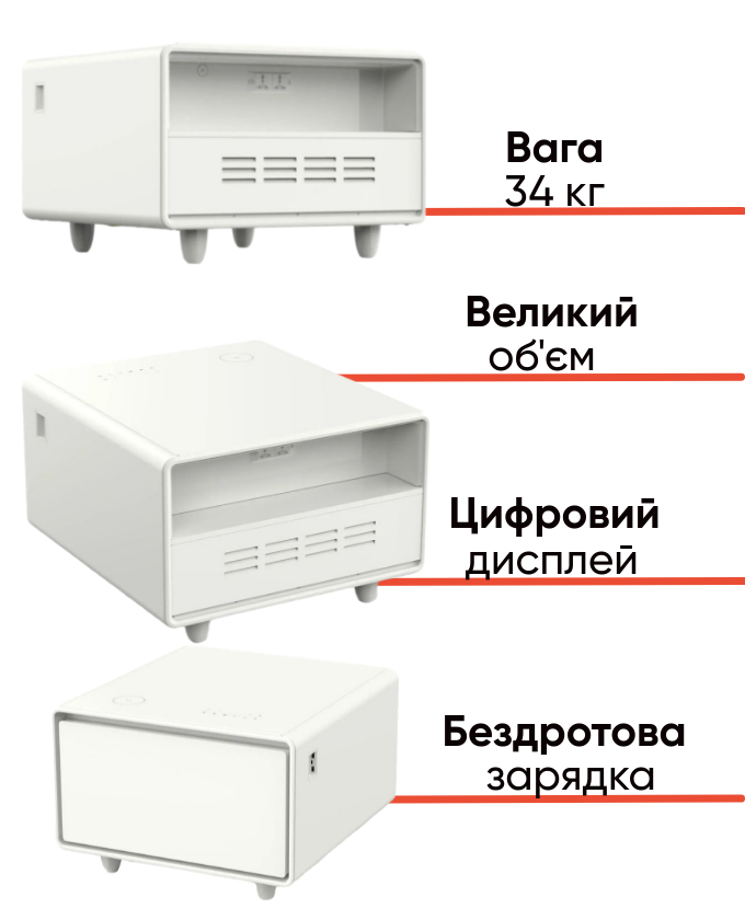 Primst TB65 журнальний столик з холодильником, фото Lodka5